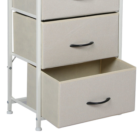 Levede Storage Cabinet Tower Chest Beige-2006733262801735684