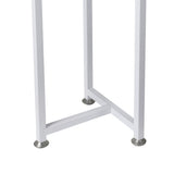 Levede Plant Stand Outdoor Indoor Flower White Medium - Top-Down View
