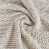 DreamZ Knitting Throw Blanket Cushion Beige-2006733231445118980