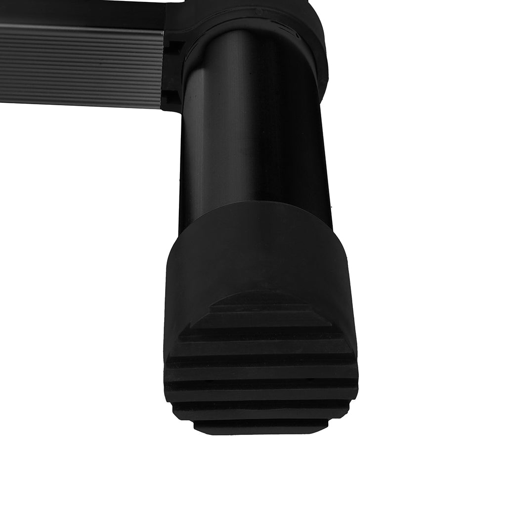 Traderight Multipurpose Aluminium Ladder Telescopic 2.6M Black 2.6 Meter-1954802733429166084