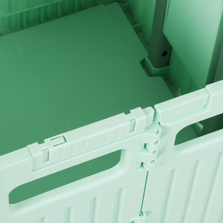Folding Shopping Trolley Cart Portable Green-2006733034371551236