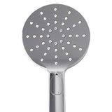Shower Head High Pressure Set Rain Round Silver-2018816876871815172