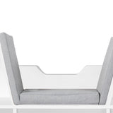 Levede Kids Bookcase Toys Box Shelf White - Top-Down View