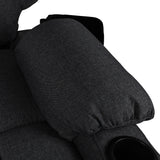 Levede Recliner Chair Electric Lift Black - Top-Down View
