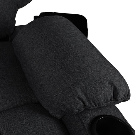 Levede Recliner Chair Electric Lift Black-1954802888668745732