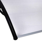 Mountview Window Door Awning Outdoor 1M X 1.5M Transparent 1x1.5M - Top-Down View