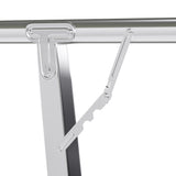 Levede Adjustable Clothes Drying Airer Foldable 150-200cm - Top-Down View