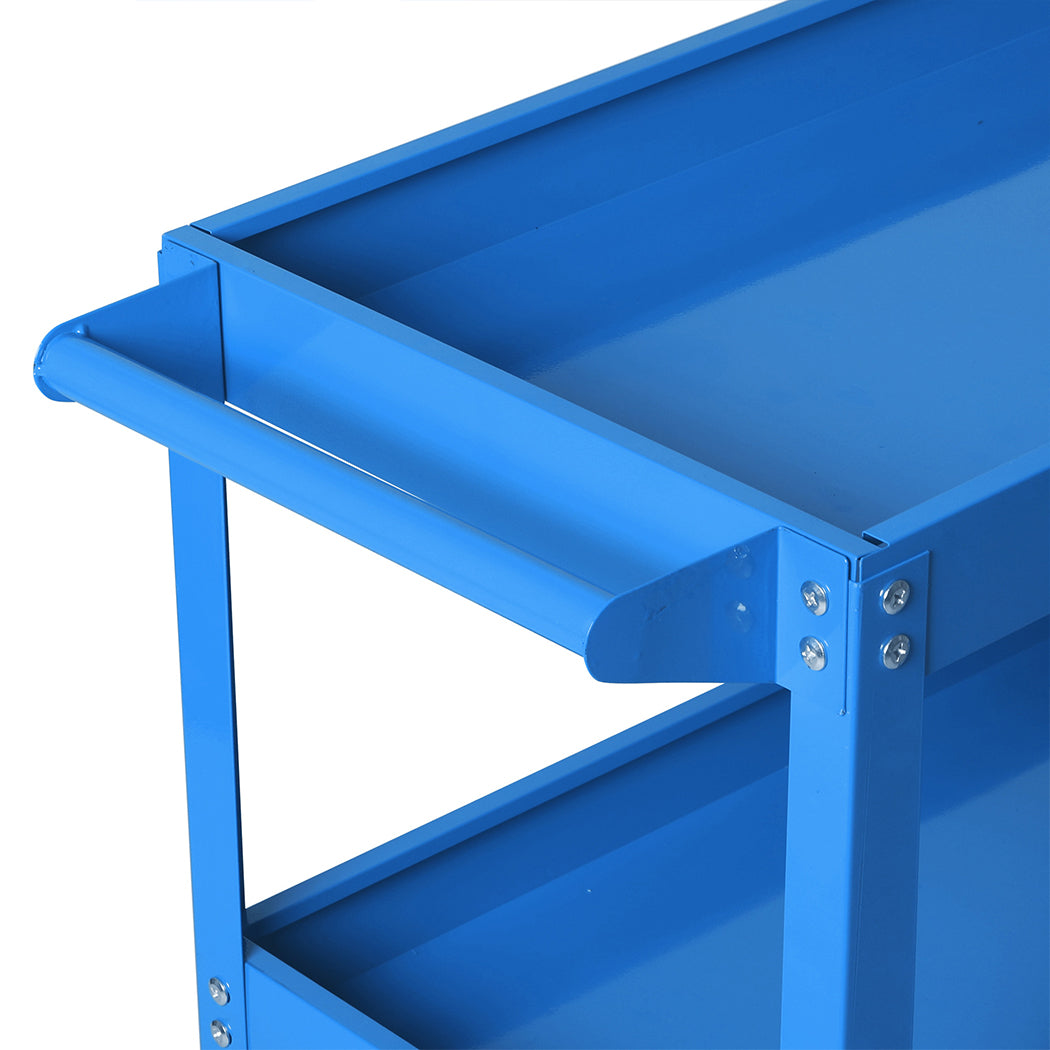 Traderight Tool Cart Trolley Toolbox Blue-2006733183038656516