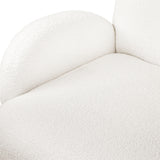 Levede Cloud Sofa 3 Seater Sherpa Fleece White - Top-Down View