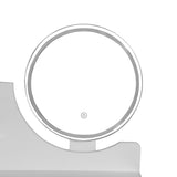 Levede Dressing Table Stool LED Mirror - Top-Down View