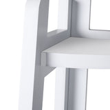 Levede 5 Tier Corner Shelf Wooden Storage White-2018816791236710404
