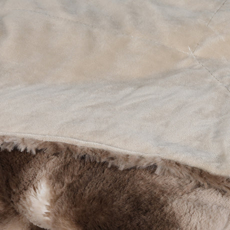 Dreamz Luxury Tie-dyed Blanket Brown 152cm x 203cm-2006732826300518404