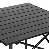 Levede Camping Table Folding Aluminum Portable BBQ Desk - Top-Down View