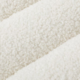 Pawz L Size Orthopedic Dog Bed with Sherpa Plush Removable Cover in White-2006732708935503876