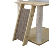 Pawz Cat Tree Tower Scratcher Wood Condo House 120cm - Top-Down View