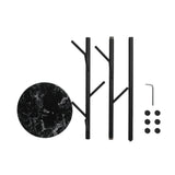 Levede Coat Rack Hat Clothes Stand Hanger Black-2018816733913157636