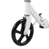 MONVELO Folding Scooter Dual Large Wheels White - Top-Down View