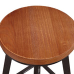 Levede 3pcs Bar Table Barstools Industrial-2018816935772426244