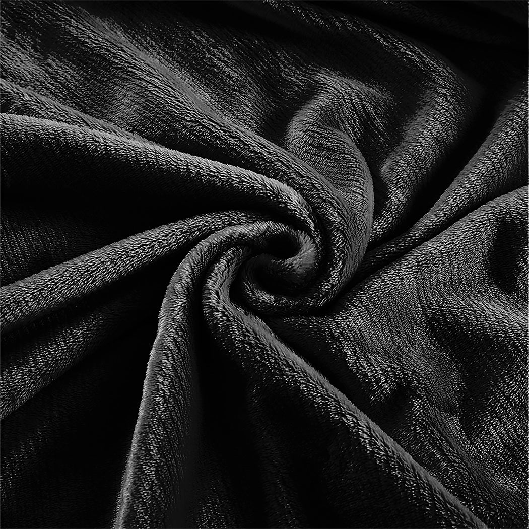 DreamZ 320GSM 220x240cm Ultra Soft Mink Black Queen-2018816639075749892