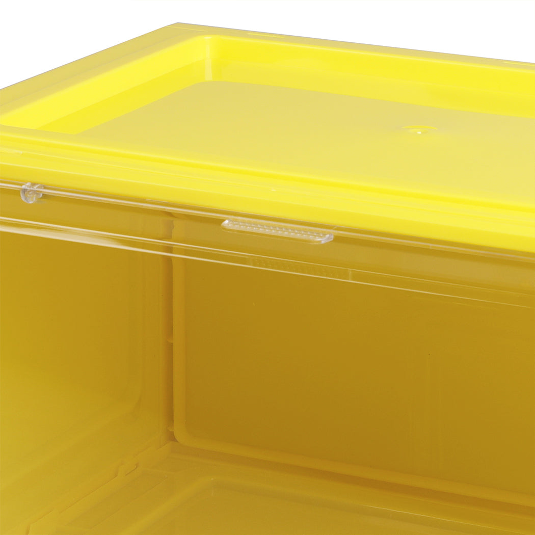 Stacked Sneaker Display Case 6x Clear Yellow-2006733027748745220