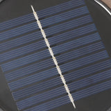 Centra 3M LED Outdoor Umbrella Base Stand Khaki - Top-Down View