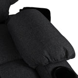Levede Recliner Chair Electric Lift Black - Top-Down View