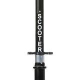 MONVELO Adult Commuter Foldable Scooter Black - Top-Down View
