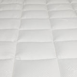 Dreamz Mattress Protector Luxury Topper Double - Top-Down View