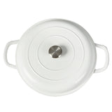 TOQUE 3.5L Enamel Dutch Oven Pan in White Colour-2018816806898241540