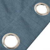 Marlow 2XBlockout Curtains Chenille 132x250 Blue - Top-Down View