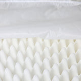 PaWz Pet Bed Chew Proof Memory Foam M Medium - Top-Down View