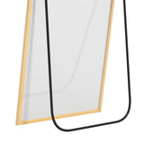 Yezi 165X60CM Full Length Mirror Wall Mounted Mirror Gold-2018816839831916548