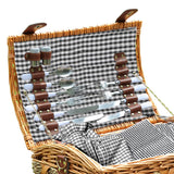 4 Person Picnic Basket Baskets Set Outdoor-2006733308033110020