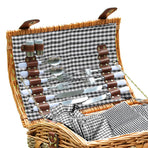 4 Person Picnic Basket Baskets Set Outdoor-2006733308033110020