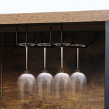 Levede Bar Cabinet Buffet Sideboard Walnut-2018816921222385668
