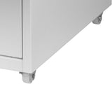 Levede Office Cabinet 8 Drawer Drawers White - Top-Down View