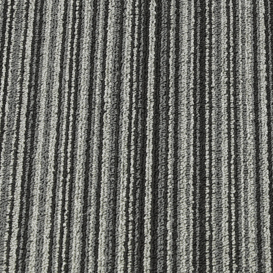 Marlow 20x Carpet Tiles 5m2 Box Heavy Black-2018816860090404868