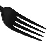 Stainless Steel Cutlery Set Travel Knife Black - Top-Down View