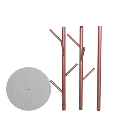 Levede Coat Rack Hat Clothes Stand Hanger Rose Gold Rose Golden-2018816740716318724