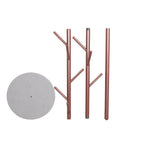 Levede Coat Rack Hat Clothes Stand Hanger Rose Gold Rose Golden-2018816740716318724