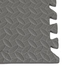 Bopeep EVA Foam Kids Play Mat Floor Grey - Top-Down View