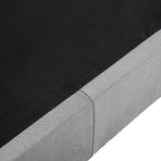 Levede Queen Bed Frame Fabric Tufted Grey-2006733223052316676