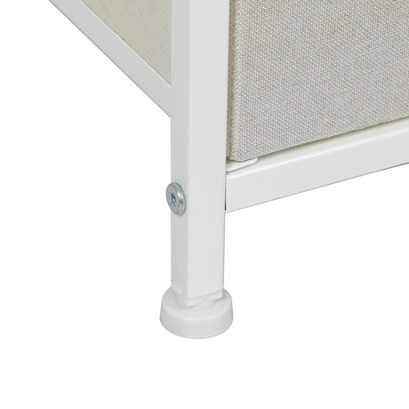 Levede Storage Cabinet Tower Chest Beige-2006733261870600196
