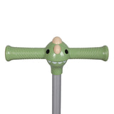 BoPeep Foldable Kids Scooter Flip-able Seat Green - Top-Down View