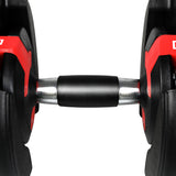 Centra 24kg Adjustable Dumbbell Set Home Gym - Top-Down View