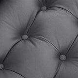 Levede Accent Chair Sofa Recliner Adjustable Grey - Top-Down View