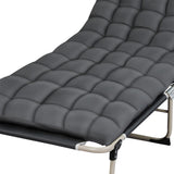 Levede Folding Camping Bed Camp Cots - Top-Down View