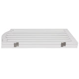 PaWz Wooden Pet Gate Dog Fence Safety White-2006732982576091140