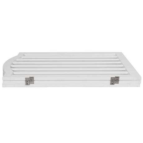 PaWz Wooden Pet Gate Dog Fence Safety White-2006732982576091140