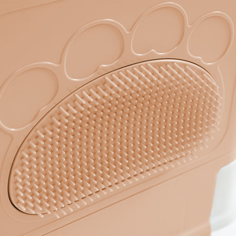 PaWz Foldable Cat Litter Box Tray Enclosed Pink-2018816753664135172